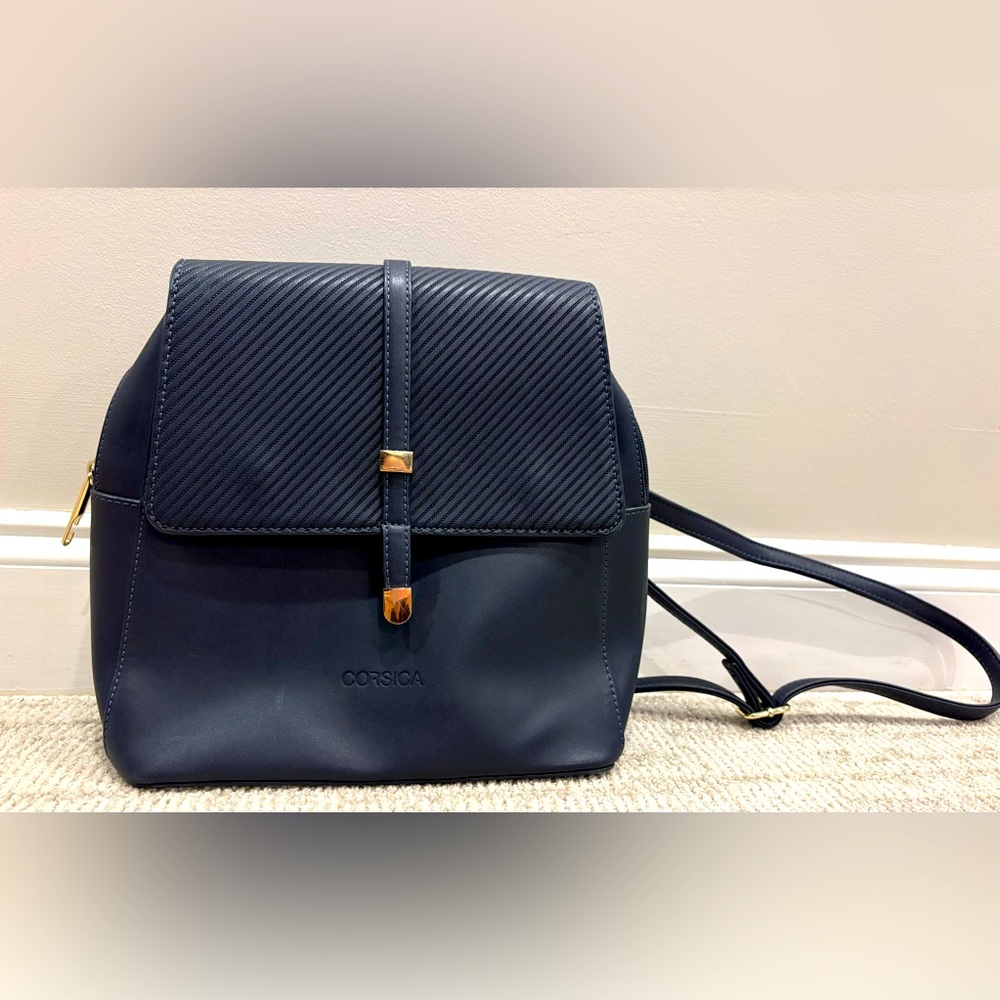Women’s Slate Blue Backpack by Corsica.